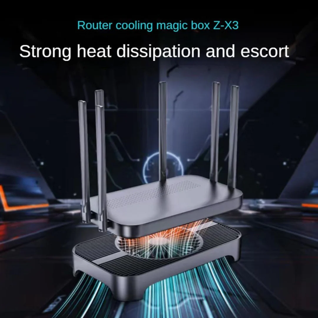 Z-X3 Router Cooler Quiet High Speed Cooling Pad - Image 3