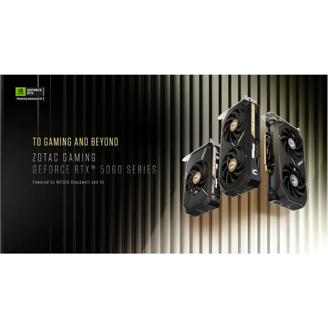 Zotac Gaming RTX 5060 AMP 8GB GDDR7 128Bit ZT-B50600F-10M Graphics Card - Image 4