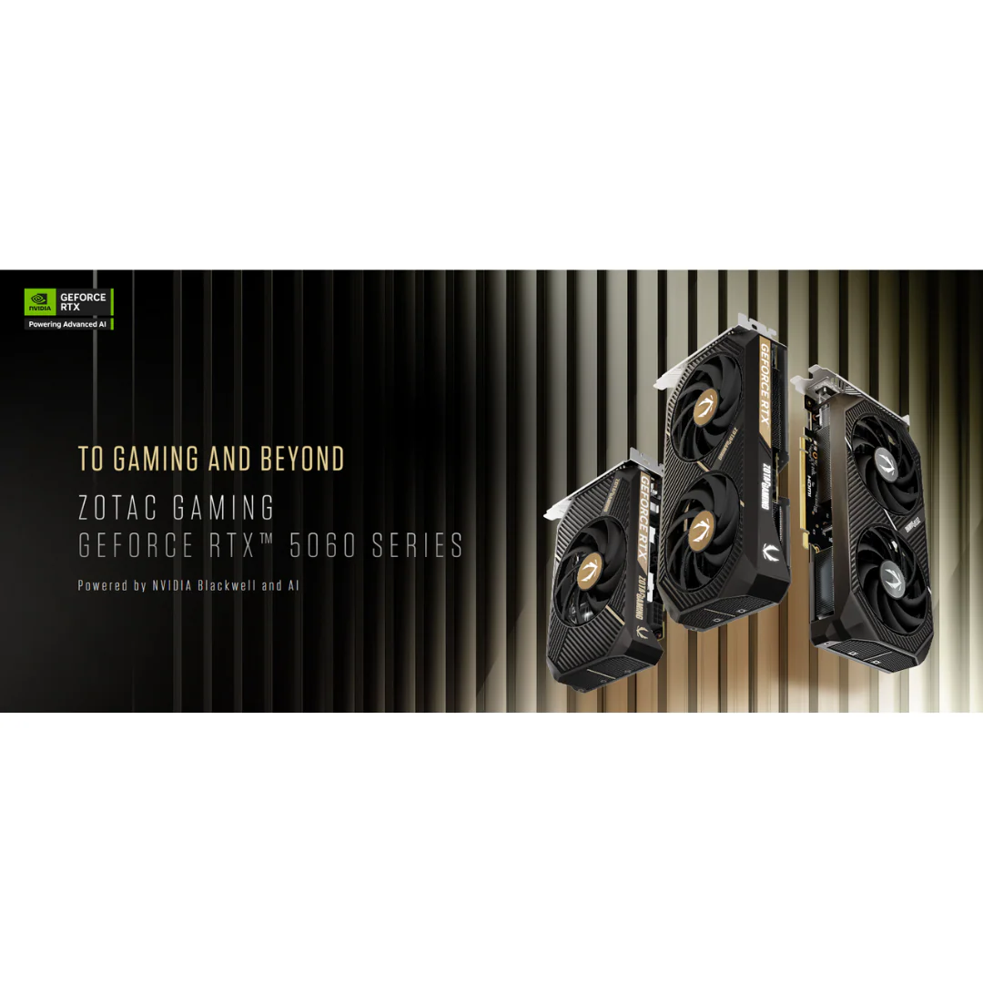 Zotac Gaming RTX 5060 8GB SOLO GDDR7 128Bit ZT-B50600G-10L Graphics Card - Image 4